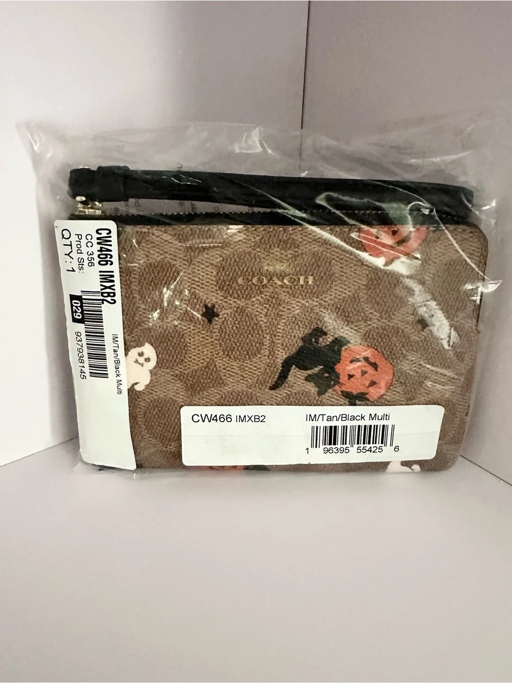 New~ COACH Halloween Print Wristlet/ Wallet (Rare!)